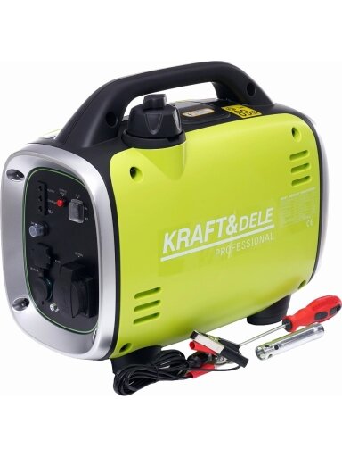 Inverterinis elektros generatorius 1300W Kraft&Dele, KD683 Inverterinis elektros generatorius 1300W Kraft&Dele, KD683