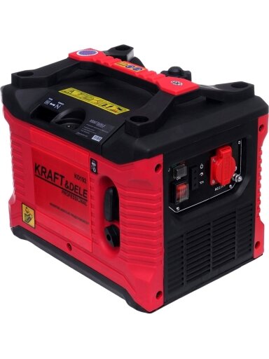 Inverterinis elektros generatorius 1500W Kraftdele KD192 Inverterinis elektros generatorius 1500W Kraftdele KD192