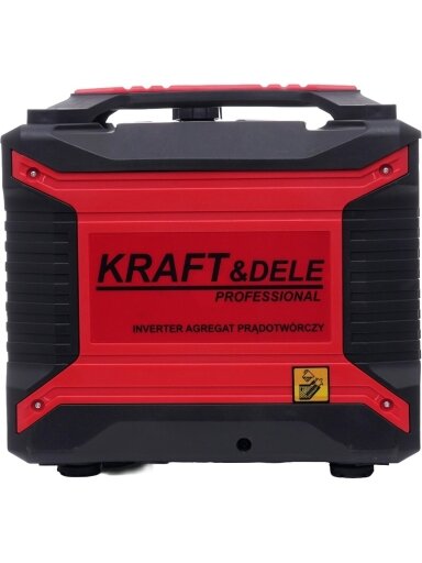 Inverterinis generatorius 2500 W, 230 V, KRAFT&DELE KD193 Inverterinis generatorius 2500 W, 230 V, KRAFT&DELE KD193