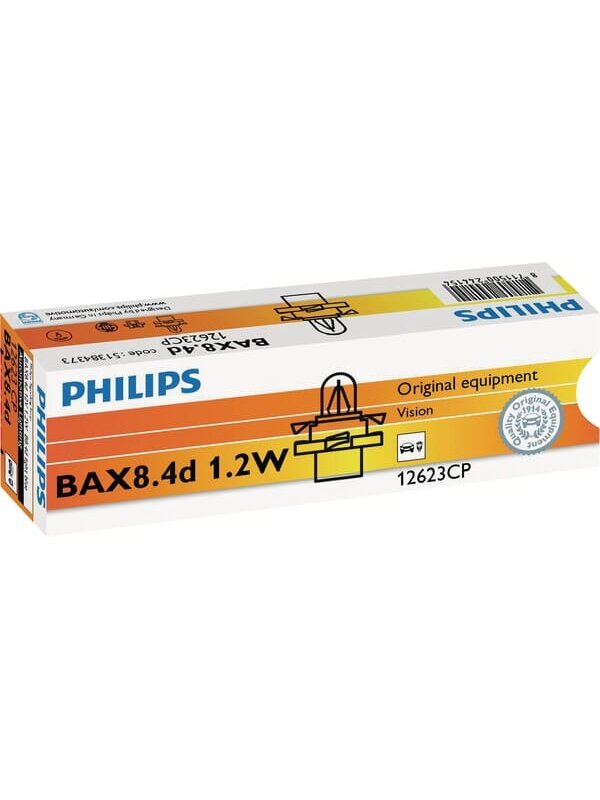 Įprastinė 12V 1.2W B8.4d "Philips" lemputė 1
