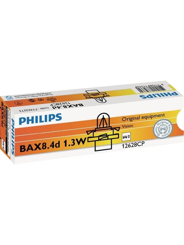 Įprastinė 12V 1.3W BX8.4d "Philips" lemputė 1 Įprastinė 12V 1.3W BX8.4d "Philips" lemputė 1