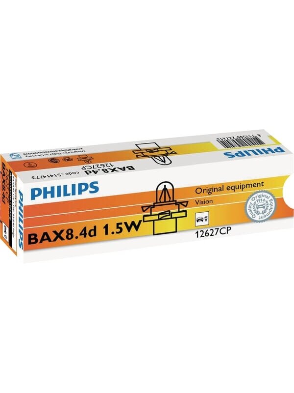 Įprastinė 12V 1.5W BX8.4d "Philips" lemputė 1 Įprastinė 12V 1.5W BX8.4d "Philips" lemputė 1