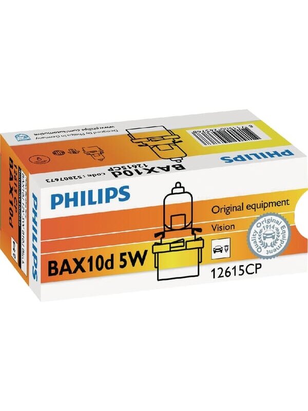 Įprastinė 12V 5W B10d "Philips" lemputė 1