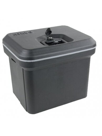 Įrankių dėžė 348x410x340 mm, 28,5 l talpa, juodas polipropilenas, Welvet 81000 Daken Įrankių dėžė 348x410x340 mm, 28,5 l talpa, juodas polipropilenas, Welvet 81000 Daken