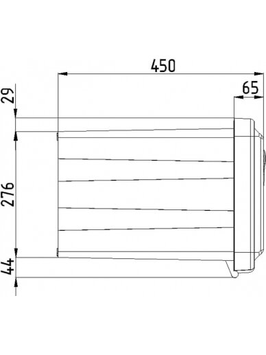 Įrankių dėžė 350x750x450 mm, 74,5 l talpa, juodas plastikas, Just 81106, Daken 2 Įrankių dėžė 350x750x450 mm, 74,5 l talpa, juodas plastikas, Just 81106, Daken 2