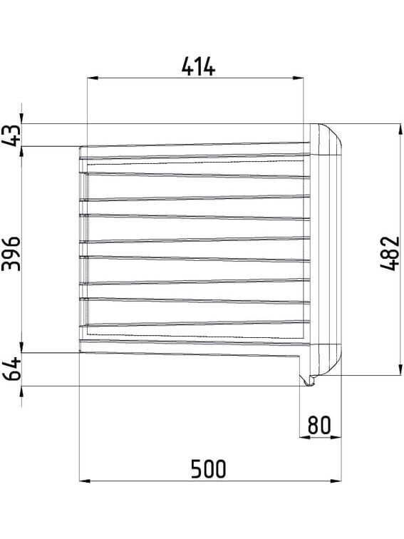 Įrankių dėžė 500x685x500mm, 109l talpa, juodas plastikas, ARKA by Daken 1 Įrankių dėžė 500x685x500mm, 109l talpa, juodas plastikas, ARKA by Daken 1