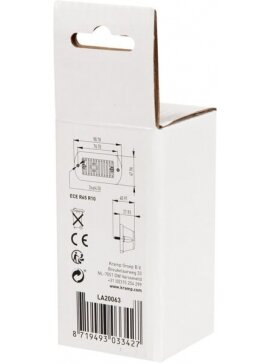 Įspėjamasis šviesos diodas LED, gintarinis, 3 šviesos diodai, Kramp 6