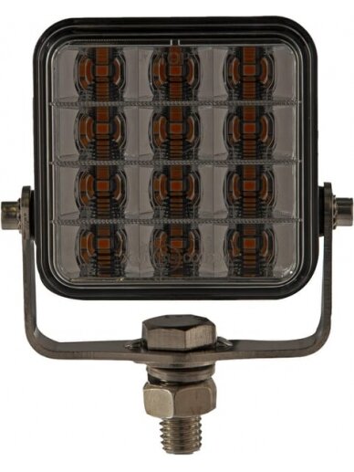 Įspėjamasis LED žibintas, 10-30 V, gintarinės spalvos, 12 LED, Kramp 3 Įspėjamasis LED žibintas, 10-30 V, gintarinės spalvos, 12 LED, Kramp 3