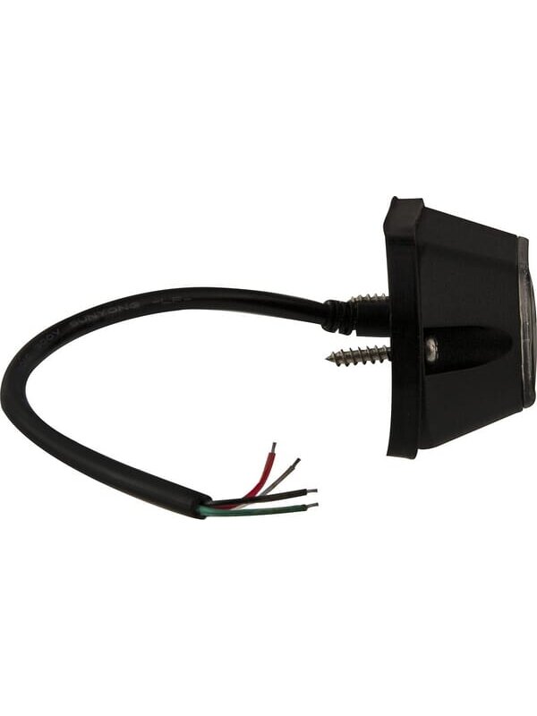Įspėjamasis šviesos diodas LED, gintarinis, 3 šviesos diodai, Kramp 1 Įspėjamasis šviesos diodas LED, gintarinis, 3 šviesos diodai, Kramp 1