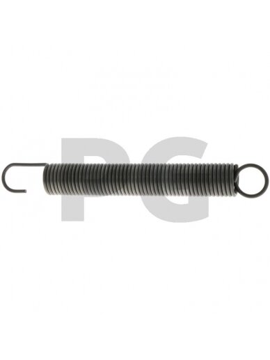 Įtempimo spyruoklė Vidinis Ø 27 mm Wire Ø 4 mm Ilgis 206 mm Įtempimo spyruoklė Vidinis Ø 27 mm Wire Ø 4 mm Ilgis 206 mm