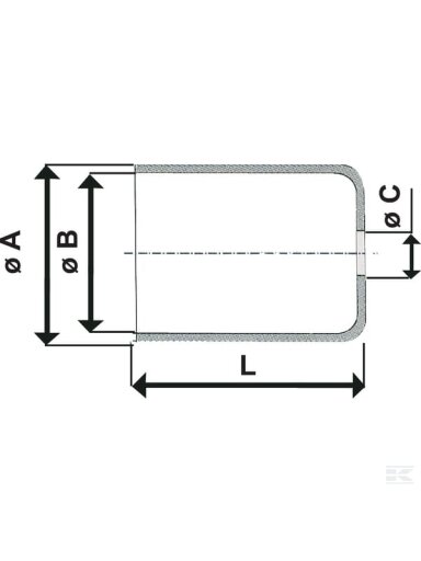 Įvorė Ø5.6x9.5mm DN2.3