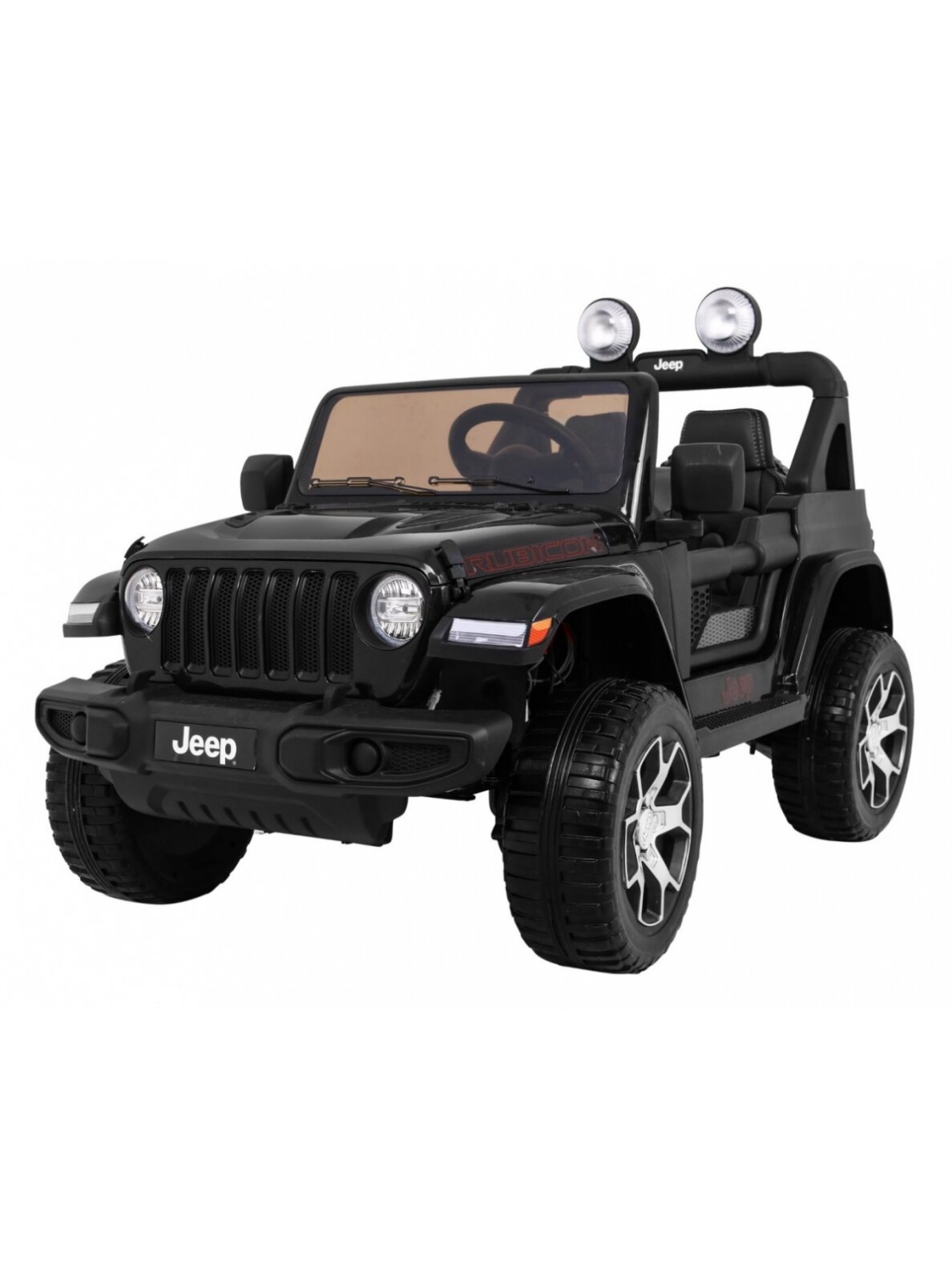 "Jeep Wrangler Rubicon" juodas "Jeep Wrangler Rubicon" juodas