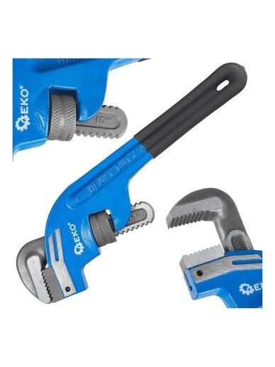 Kampinis vamzdžių raktas GEKO 10" (Heavy Duty) Kampinis vamzdžių raktas GEKO 10" (Heavy Duty)