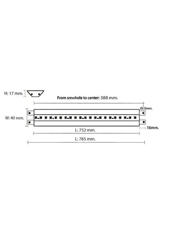 Kampinis bėgis 75cm 12v 4