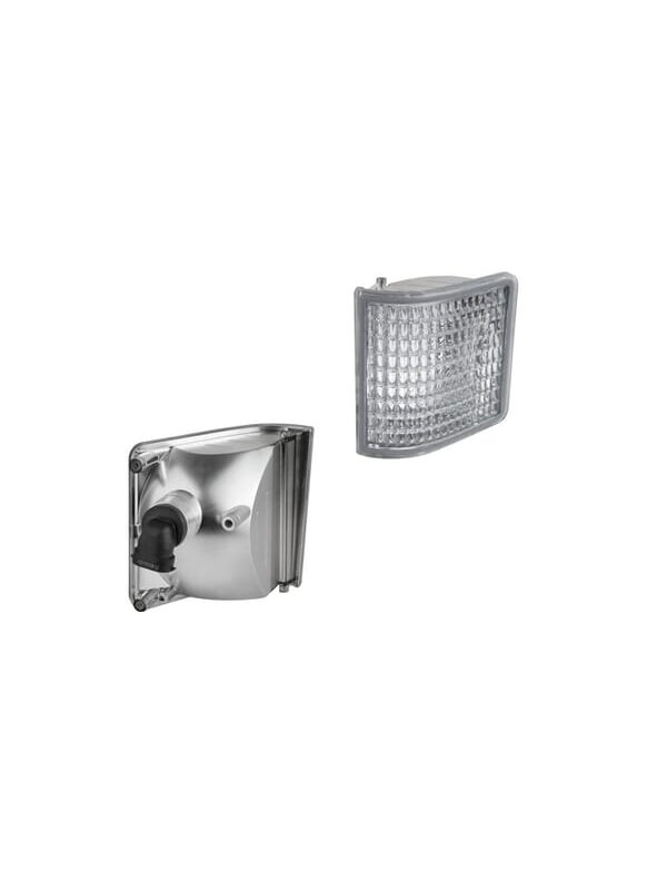 Kampinis halogeninis darbo šviestuvas, dešinysis, 12 V, 50 W, kvadratinis, baltas, 98x110x111 mm, PGJ13 kištukas, Wesem Kampinis halogeninis darbo šviestuvas, dešinysis, 12 V, 50 W, kvadratinis, baltas, 98x110x111 mm, PGJ13 kištukas, Wesem