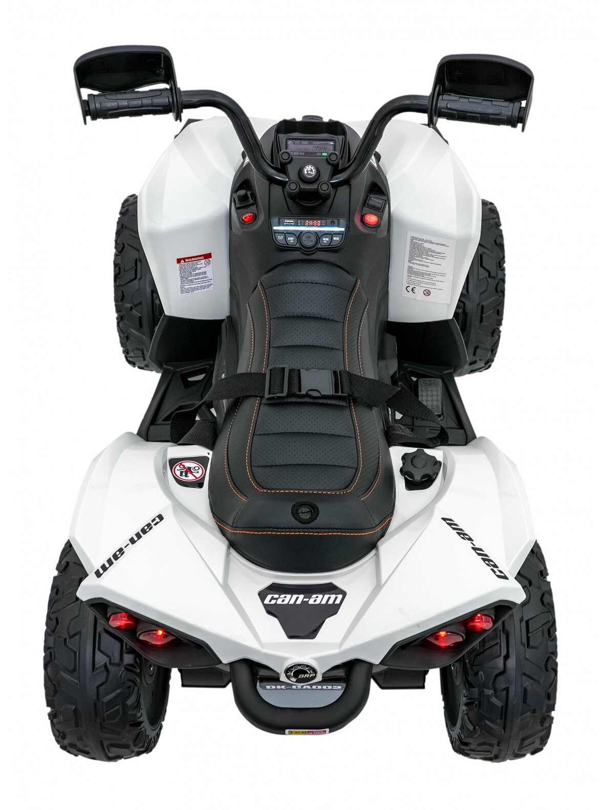 Keturratis Maverick ATV baltas 15