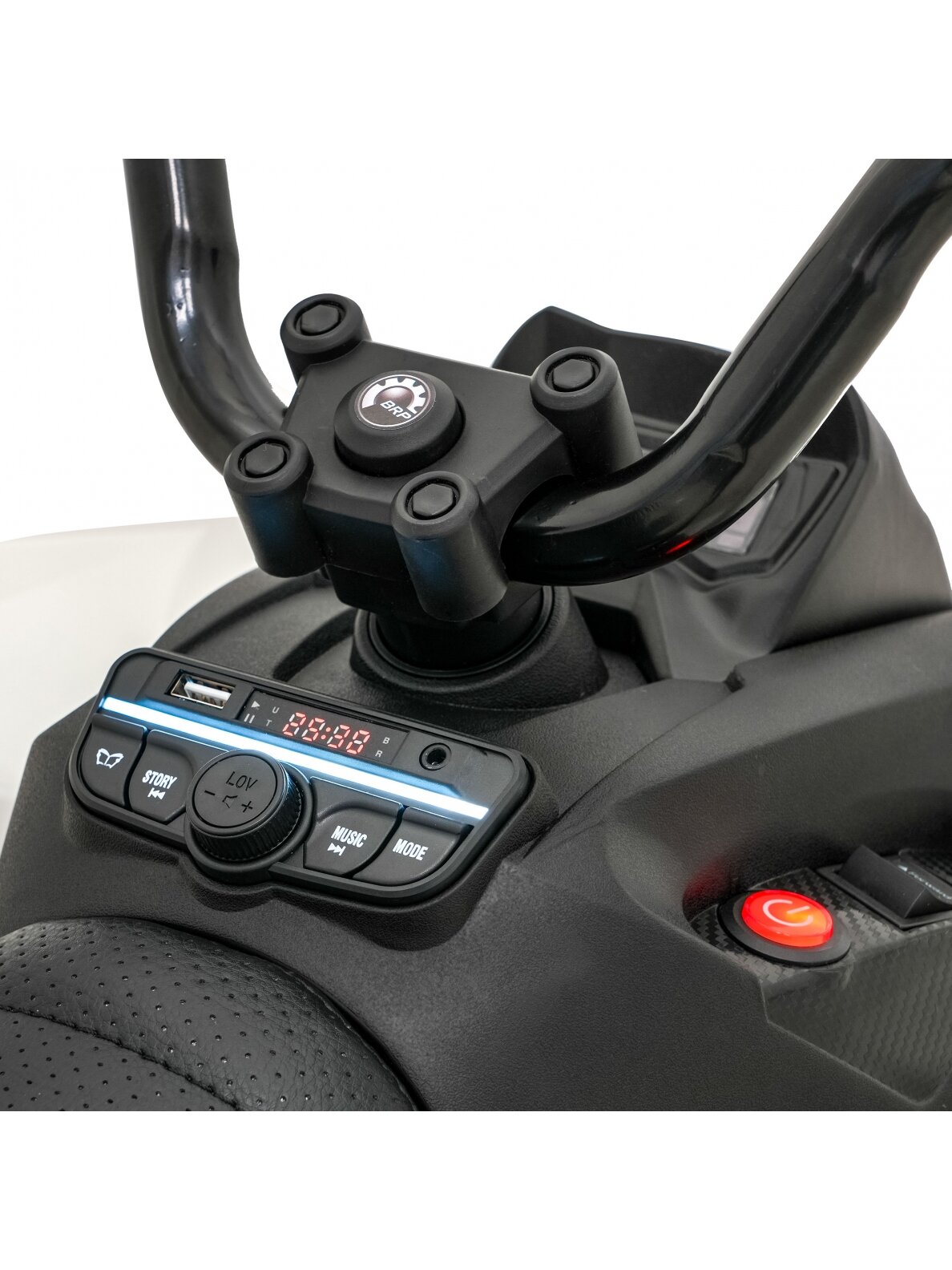 Keturratis Maverick ATV baltas 9