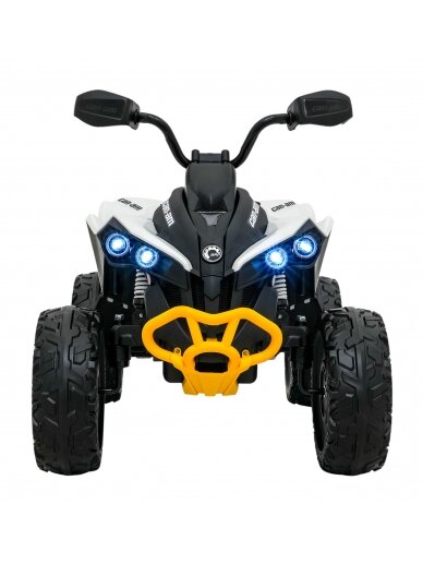 Keturratis Maverick ATV baltas 1 Keturratis Maverick ATV baltas 1