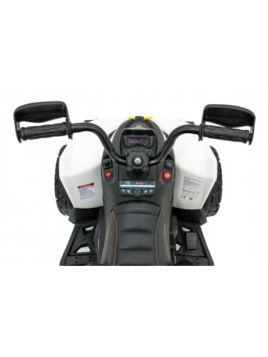Keturratis Maverick ATV baltas 14