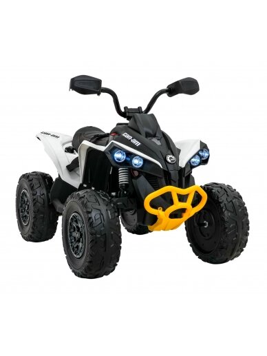 Keturratis Maverick ATV baltas