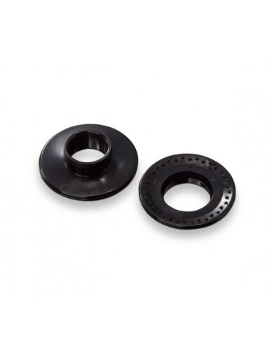 Klipsų kilpos Ø 12 mm, plastikinės, juodos spalvos Klipsų kilpos Ø 12 mm, plastikinės, juodos spalvos