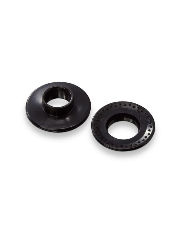 Klipsų kilpos Ø 12 mm, plastikinės, juodos spalvos Klipsų kilpos Ø 12 mm, plastikinės, juodos spalvos