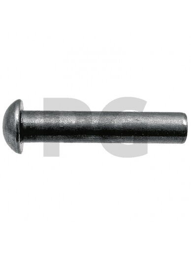 Kniedės (pusapvalės) Pack with approx. 60 pcs., 6 x 30 DIN 660 Kniedės (pusapvalės) Pack with approx. 60 pcs., 6 x 30 DIN 660