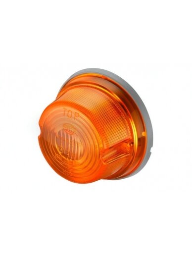 Kontrolinė lemputė 18 W, apvali, 12 V, gintarinė, tvirtinama varžtais, Ø 80 mm, "Hella Kontrolinė lemputė 18 W, apvali, 12 V, gintarinė, tvirtinama varžtais, Ø 80 mm, "Hella