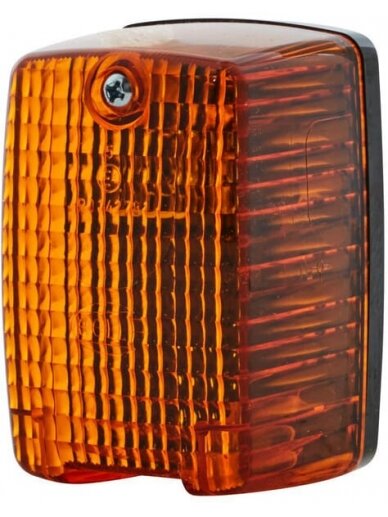 Kontrolinė lemputė RH 5W, stačiakampio formos, 12V, gintarinė, tvirtinama varžtais, "Hella Kontrolinė lemputė RH 5W, stačiakampio formos, 12V, gintarinė, tvirtinama varžtais, "Hella