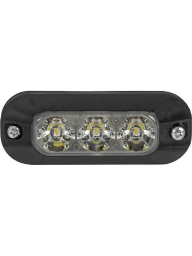 Krypties blykstė 3 LED 12/24V gintarinės spalvos 2 Krypties blykstė 3 LED 12/24V gintarinės spalvos 2