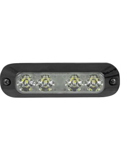 Krypties blykstė 4 LED 12/24V balta 2 Krypties blykstė 4 LED 12/24V balta 2