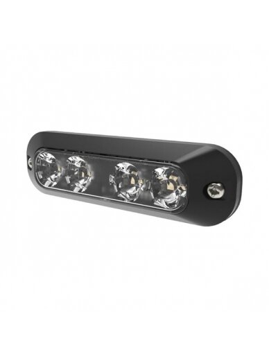 Krypties blykstė 4 LED 12/24V raudona Krypties blykstė 4 LED 12/24V raudona