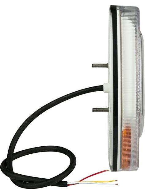Krypties ir padėties šviesos diodas, priekinis 12 V, gintarinis/baltas, tvirtinamas varžtais, Kramp 5 Krypties ir padėties šviesos diodas, priekinis 12 V, gintarinis/baltas, tvirtinamas varžtais, Kramp 5