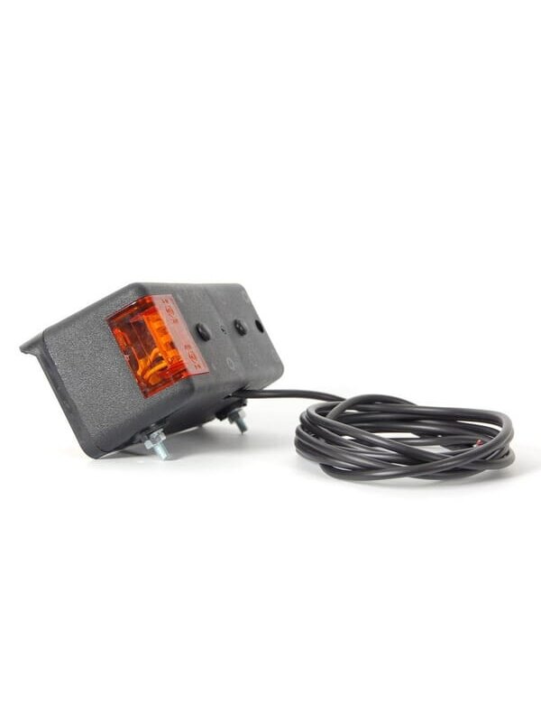 Krypties ir padėties žibintas LH LED, priekinis, stačiakampio formos, 12/24 V, skaidrus/gintarinis, tvirtinamas varžtais, 150x77x70,3 mm, Waś 2 Krypties ir padėties žibintas LH LED, priekinis, stačiakampio formos, 12/24 V, skaidrus/gintarinis, tvirtinamas varžtais, 150x77x70,3 mm, Waś 2