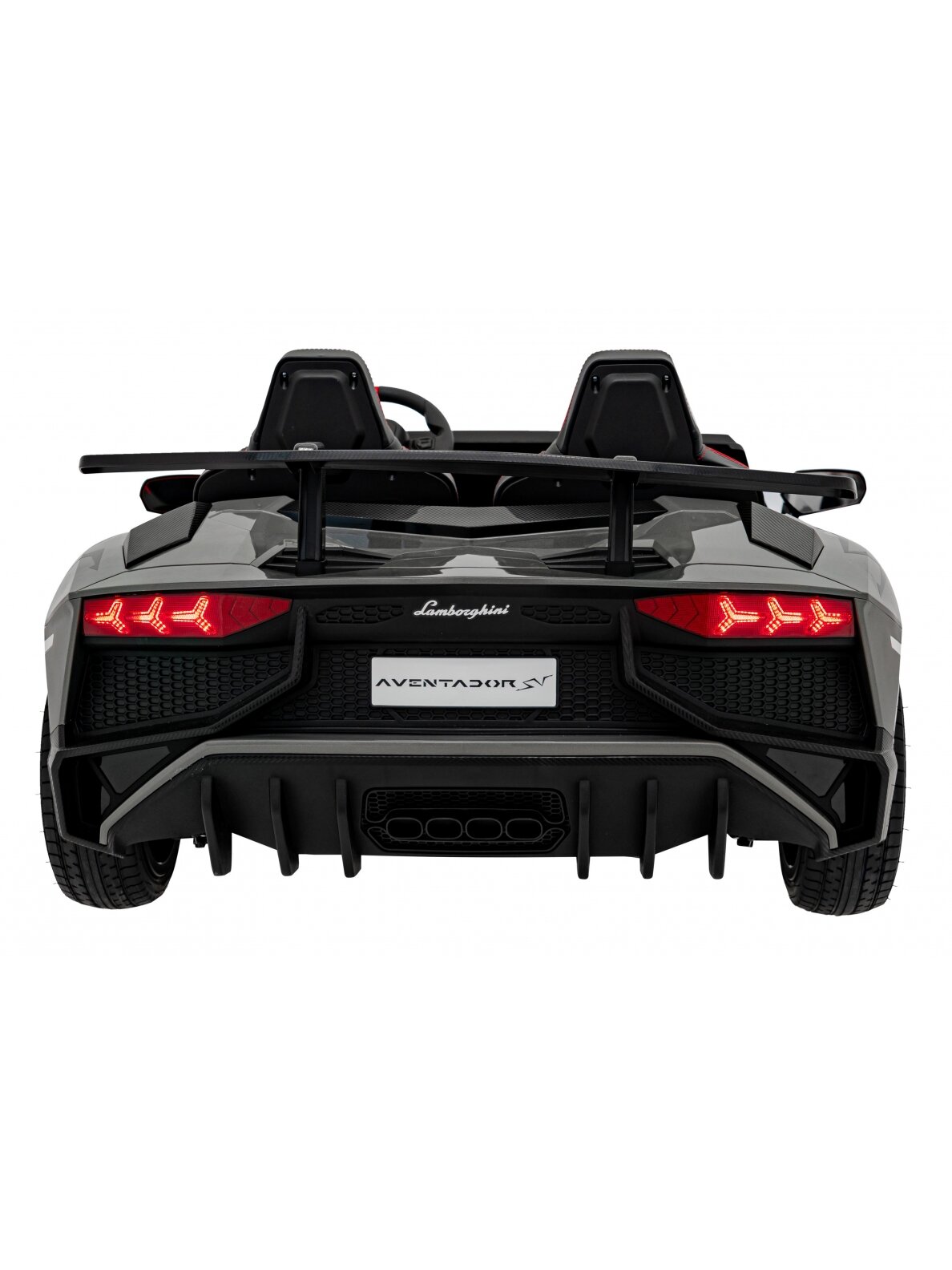 Lamborghini Aventador SV Pilka Elektromobilis vaikams 3