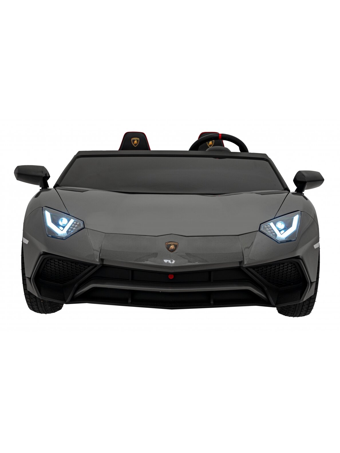 Lamborghini Aventador SV Pilka Elektromobilis vaikams 7