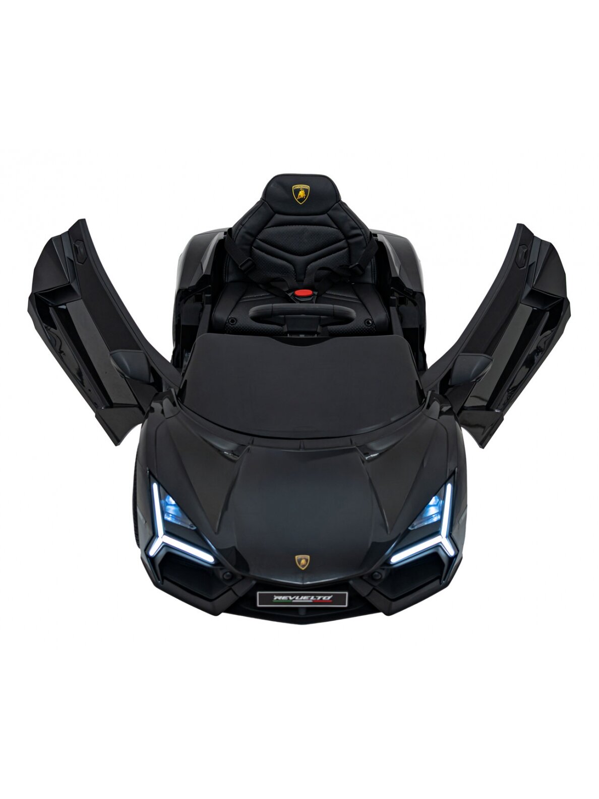 Lamborghini Revuelto Juoda Elektromobilis vaikams 12 Lamborghini Revuelto Juoda Elektromobilis vaikams 12