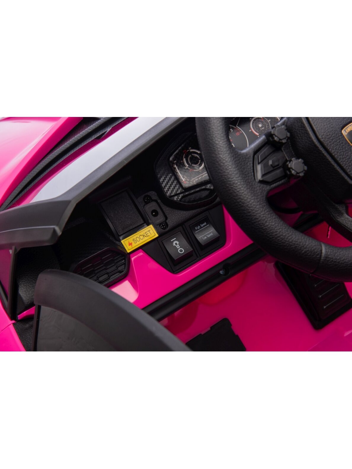 "Lamborghini Revuelto XL" rožinės spalvos Elektromobilis vaikams 10 "Lamborghini Revuelto XL" rožinės spalvos Elektromobilis vaikams 10