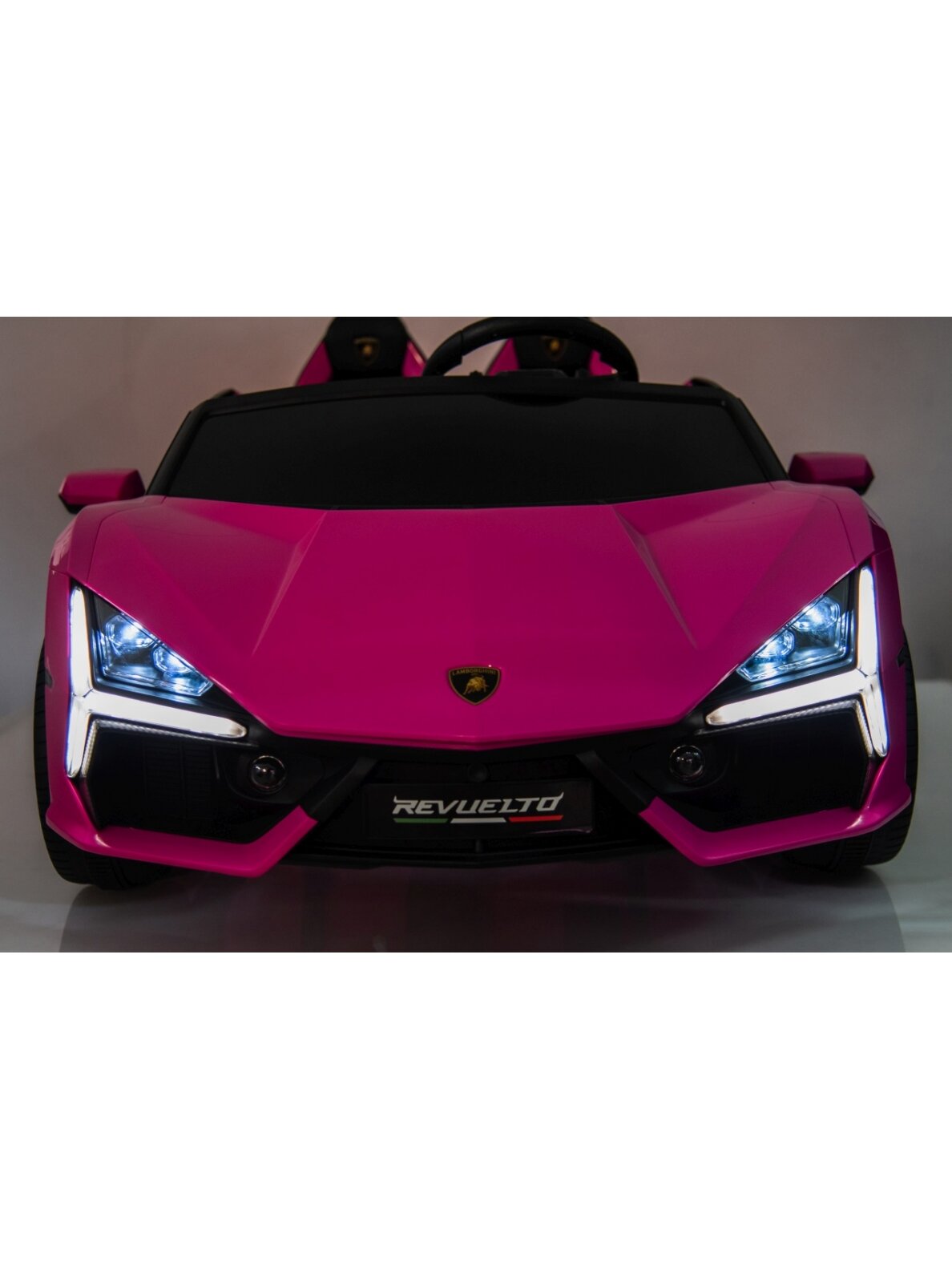 "Lamborghini Revuelto XL" rožinės spalvos Elektromobilis vaikams 15 "Lamborghini Revuelto XL" rožinės spalvos Elektromobilis vaikams 15