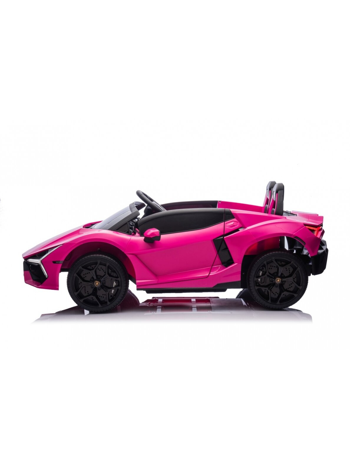 "Lamborghini Revuelto XL" rožinės spalvos Elektromobilis vaikams 20 "Lamborghini Revuelto XL" rožinės spalvos Elektromobilis vaikams 20