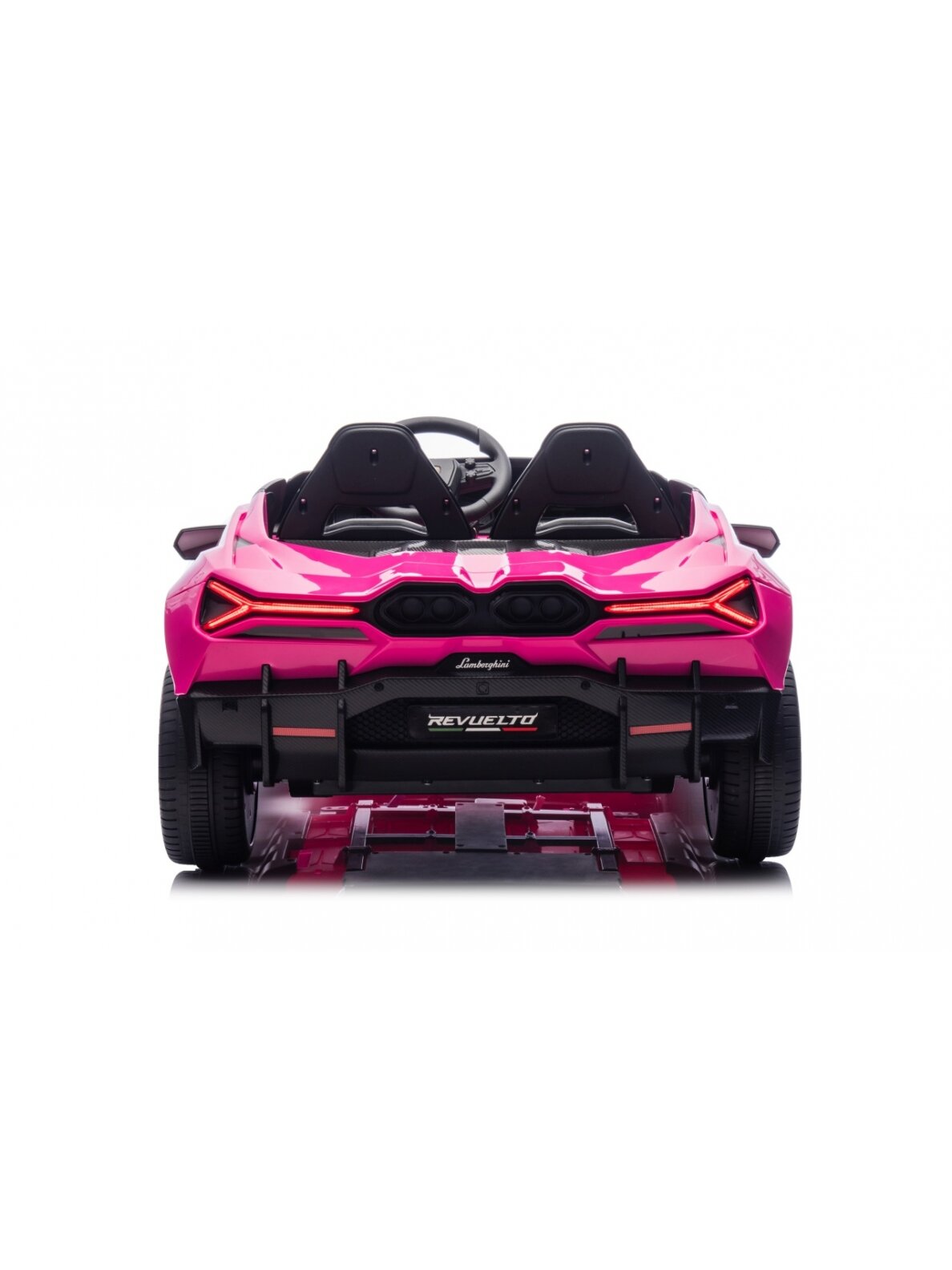 "Lamborghini Revuelto XL" rožinės spalvos Elektromobilis vaikams 21 "Lamborghini Revuelto XL" rožinės spalvos Elektromobilis vaikams 21