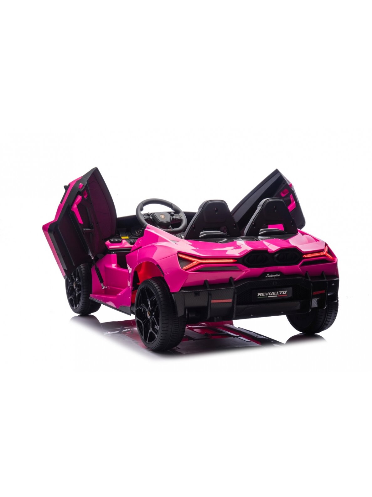 "Lamborghini Revuelto XL" rožinės spalvos Elektromobilis vaikams 4 "Lamborghini Revuelto XL" rožinės spalvos Elektromobilis vaikams 4