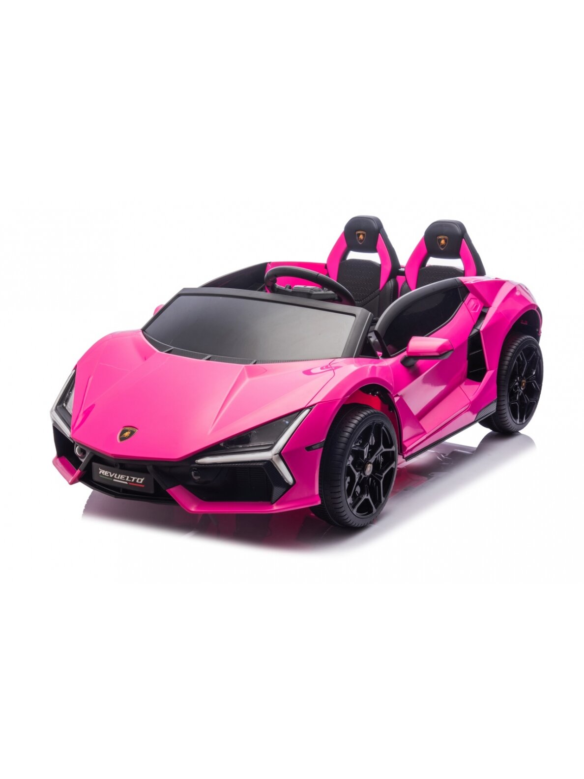 "Lamborghini Revuelto XL" rožinės spalvos Elektromobilis vaikams 5 "Lamborghini Revuelto XL" rožinės spalvos Elektromobilis vaikams 5
