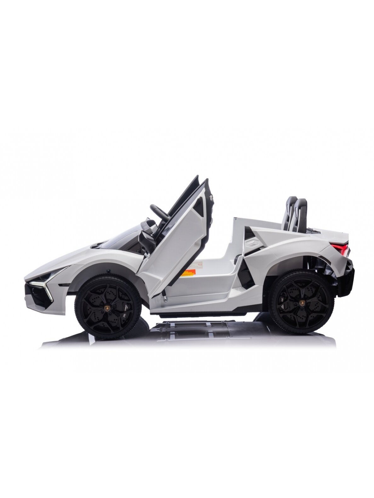 Lamborghini Revuelto XL STRONG Balta Elektromobilis vaikams 1 Lamborghini Revuelto XL STRONG Balta Elektromobilis vaikams 1