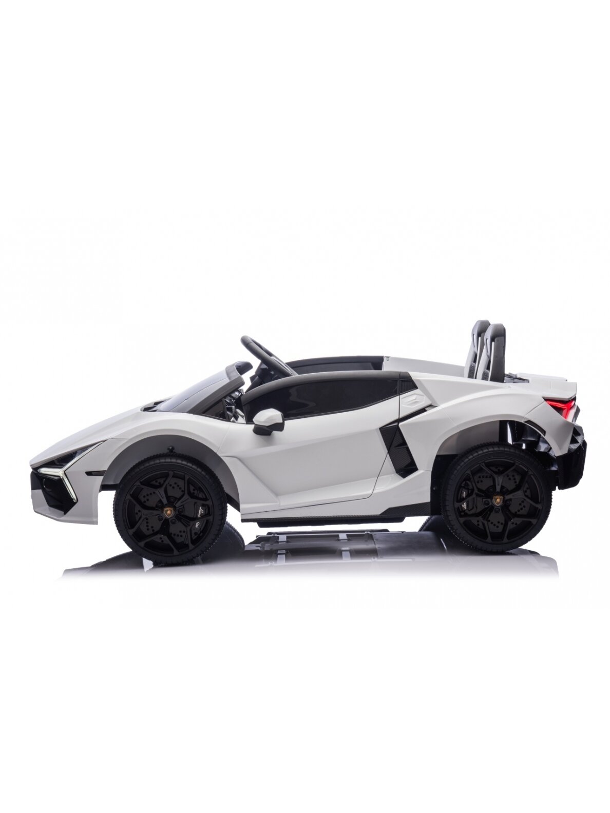 Lamborghini Revuelto XL STRONG Balta Elektromobilis vaikams 15 Lamborghini Revuelto XL STRONG Balta Elektromobilis vaikams 15