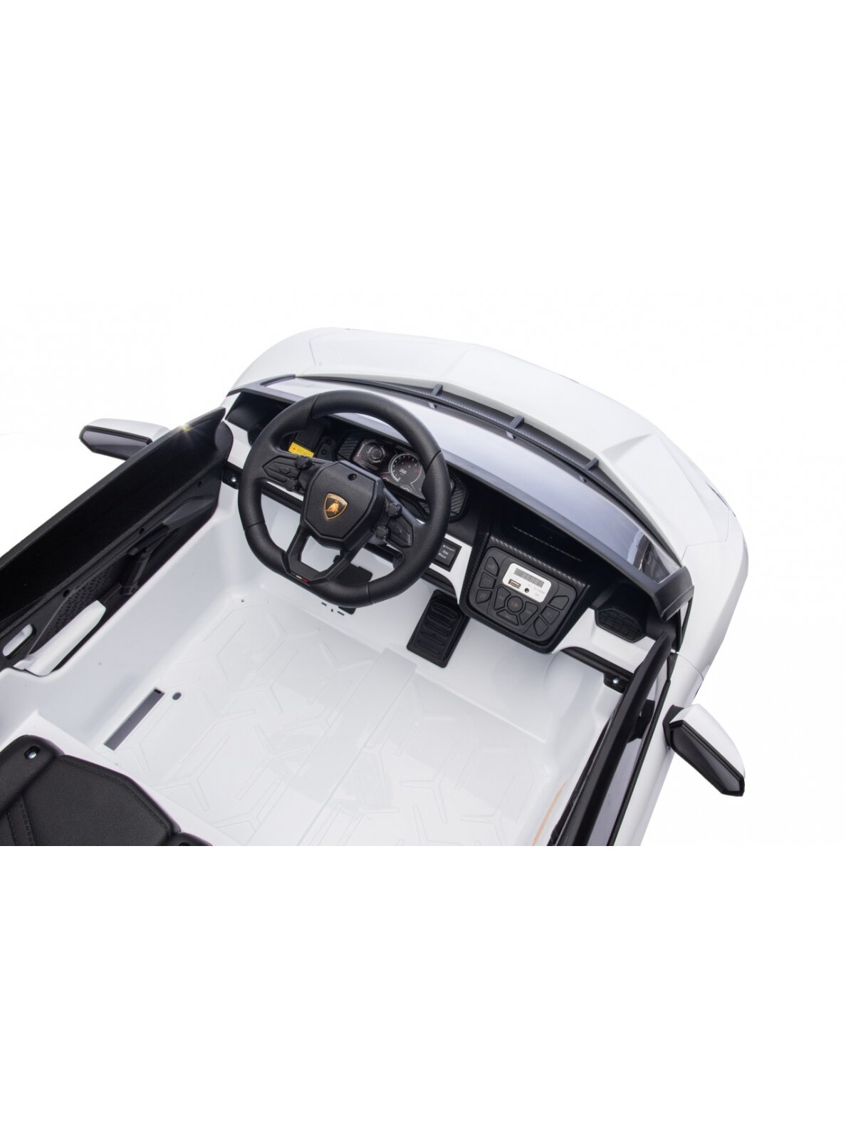 Lamborghini Revuelto XL STRONG Balta Elektromobilis vaikams 9 Lamborghini Revuelto XL STRONG Balta Elektromobilis vaikams 9