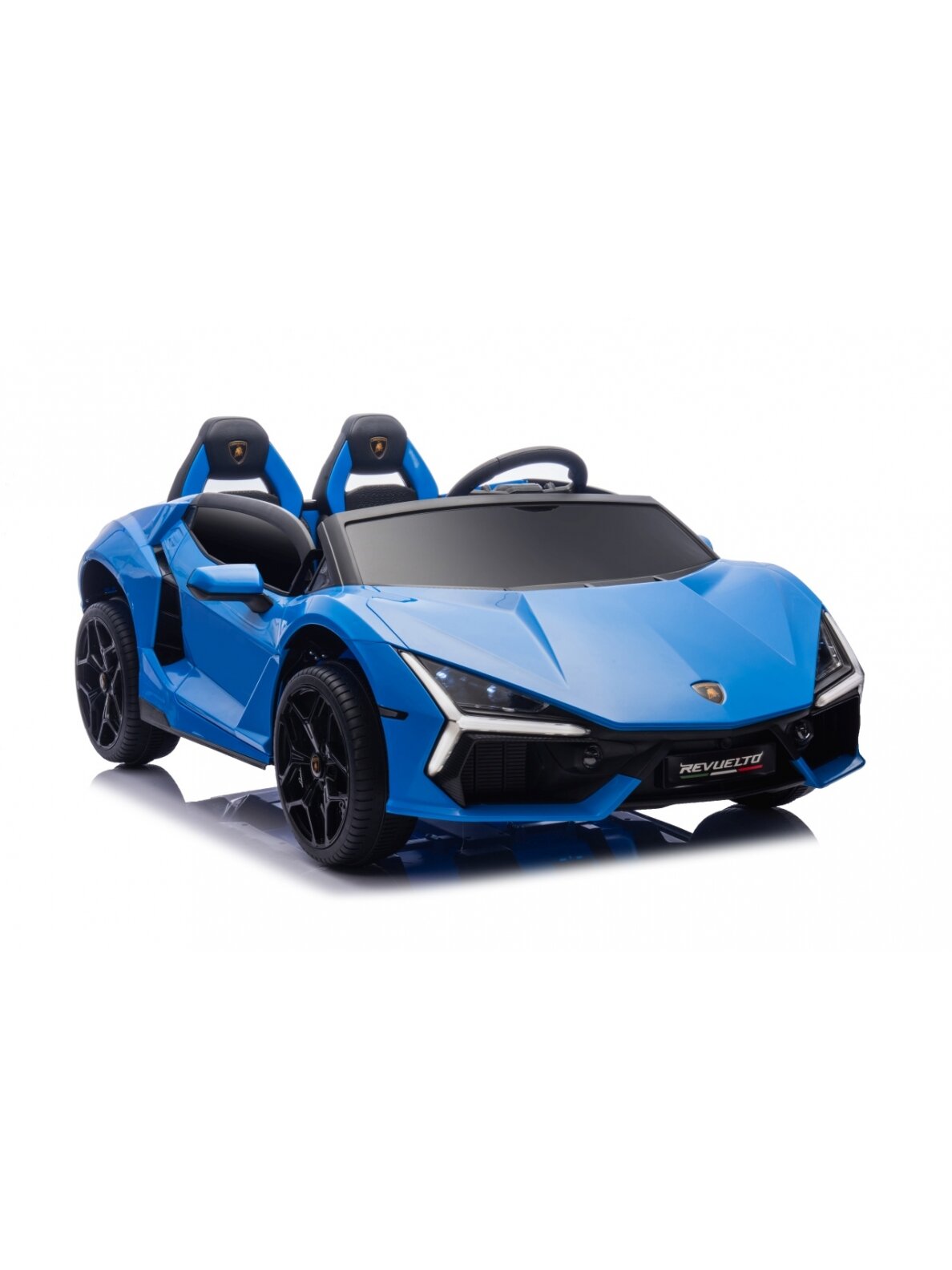Lamborghini Revuelto XL STRONG Mėlyna Elektromobilis vaikams 4 Lamborghini Revuelto XL STRONG Mėlyna Elektromobilis vaikams 4