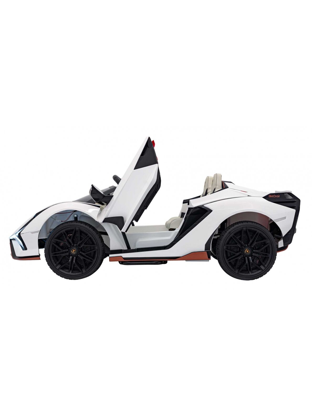 Lamborghini SIAN Elektromobilis vaikams Balta 3