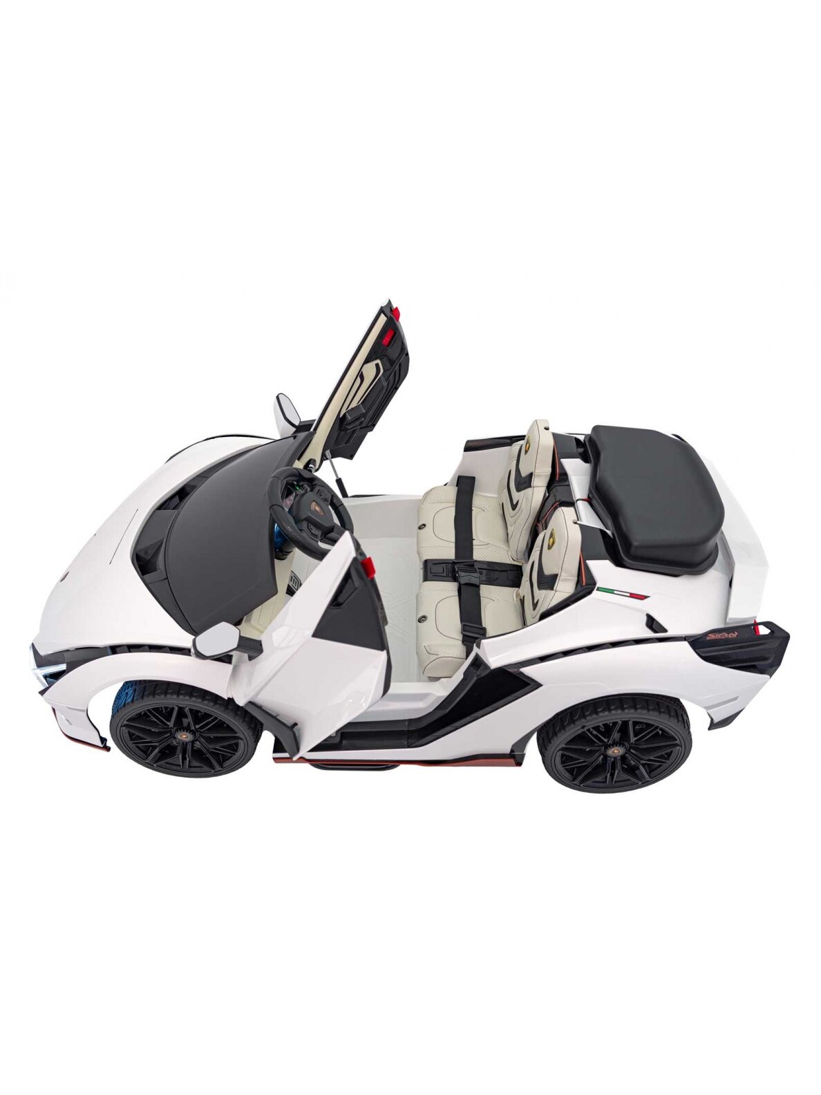 Lamborghini SIAN Elektromobilis vaikams Balta 21
