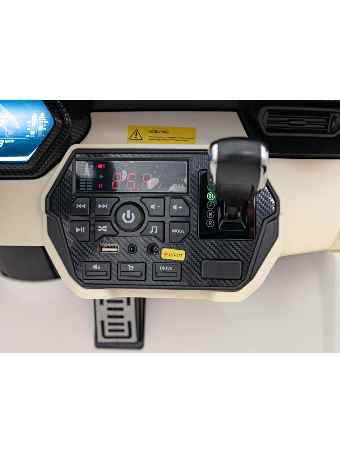 Lamborghini SIAN Elektromobilis vaikams Balta 22